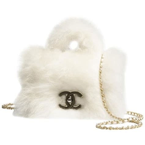 chanel purse white|white fluffy chanel bag.